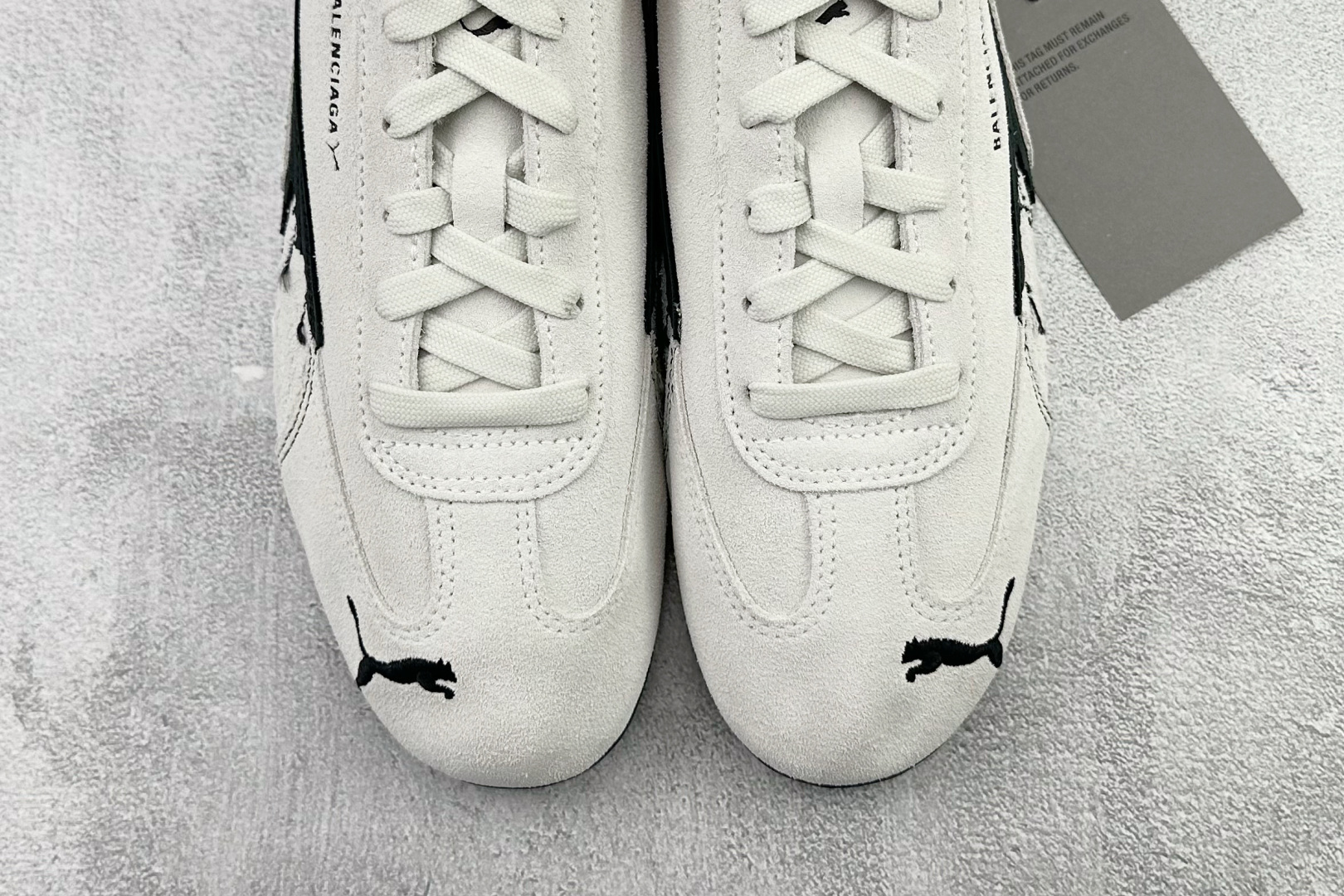 XA 最新外贸批次 PUMA x Balenciaga巴黎世家 Speedcat 白黑货号: WSDSD