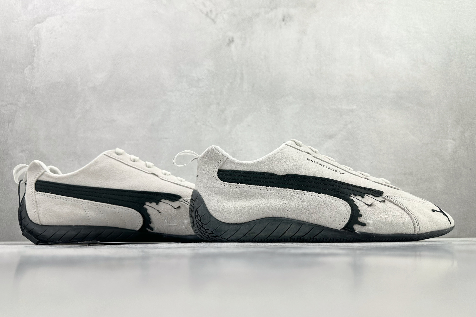 XA 最新外贸批次 PUMA x Balenciaga巴黎世家 Speedcat 白黑货号: WSDSD