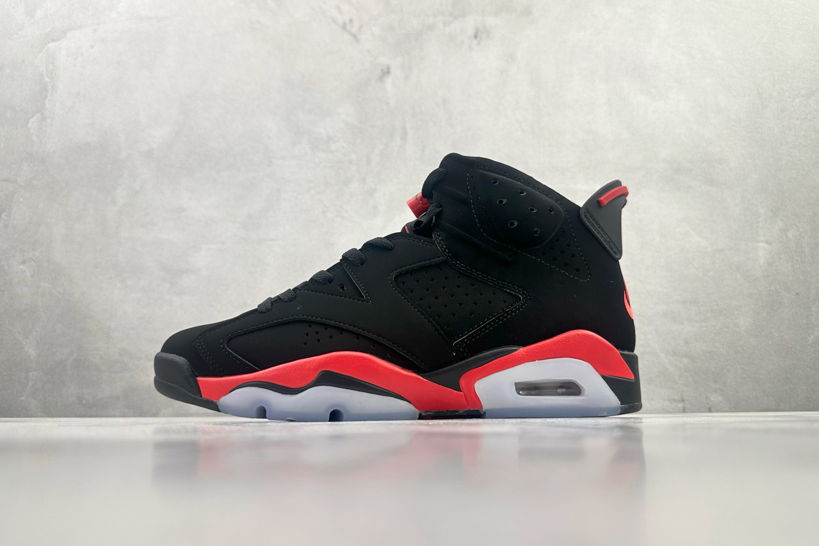 GAM 纯原 Jordan Air Jordan 6 retro 黑红货号：IQ1275-001尺码：4