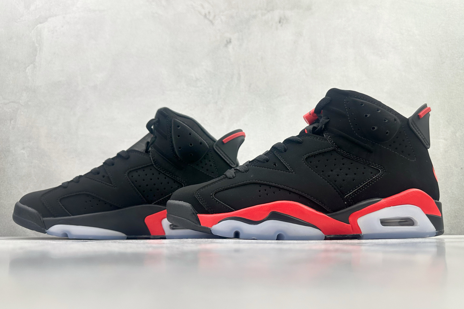 GAM 纯原 Jordan Air Jordan 6 retro 黑红货号：IQ1275-001尺码：4