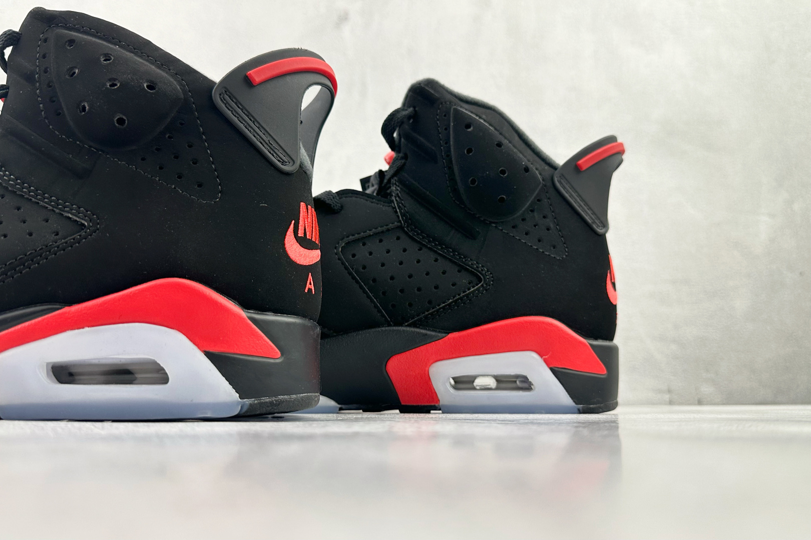 GAM 纯原 Jordan Air Jordan 6 retro 黑红货号：IQ1275-001尺码：4
