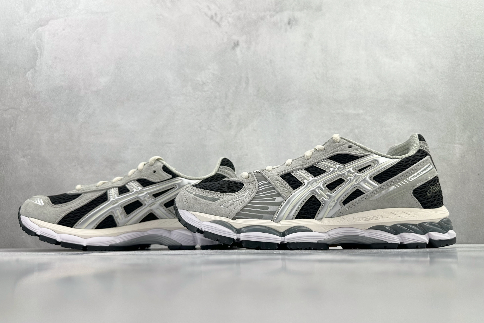 总裁 公司级 顶级纯原 KITH x ASICS GEL-Kayano 12.1 灰黑色货号：1203A