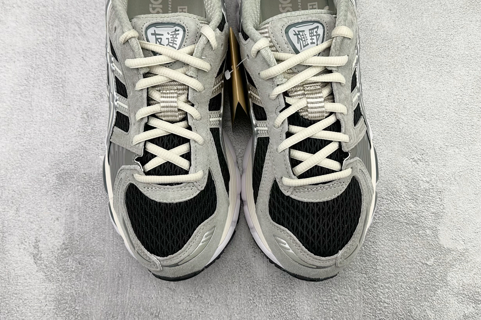 总裁 公司级 顶级纯原 KITH x ASICS GEL-Kayano 12.1 灰黑色货号：1203A