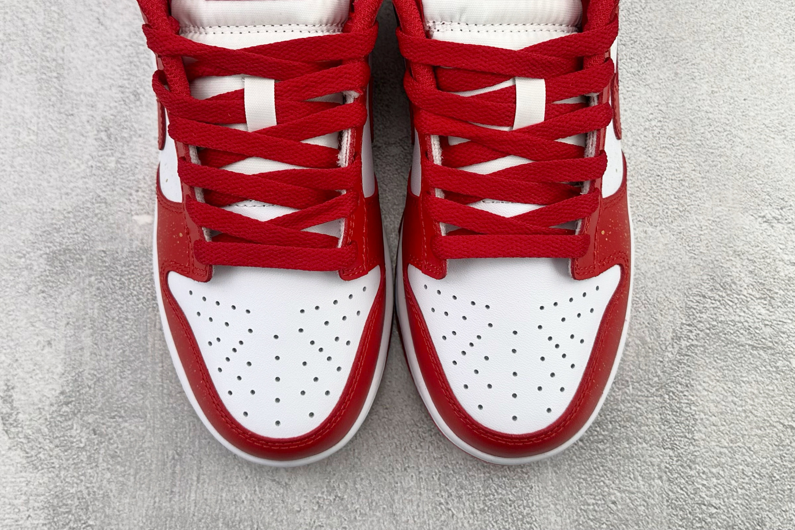 300 定制球鞋 Nike Dunk 祥瑞红鸳 红白 DD1873-116
