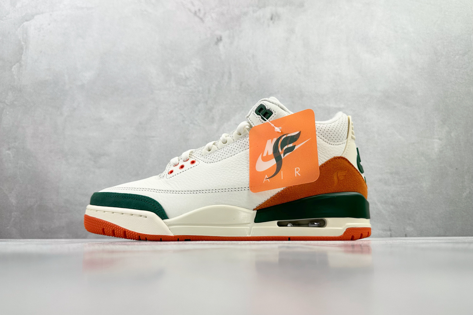 XP 平台专供 Solefly x Jordan Air Jordan 3 白绿色货号：IF4491-1