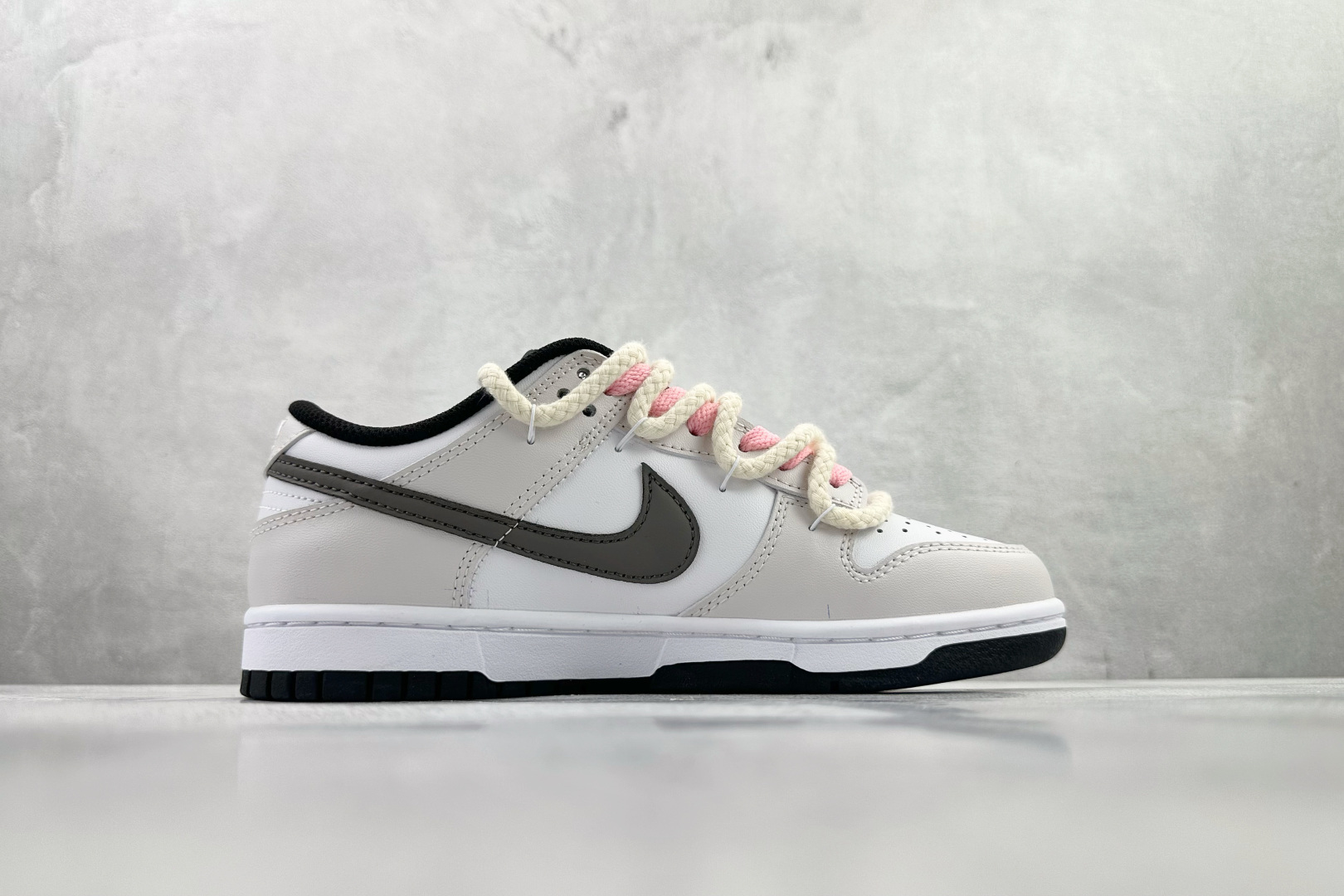 YC 【定制球鞋】Nike Dunk 唯美花园 米白灰货号：DD1391 100尺码：35.5 36 3