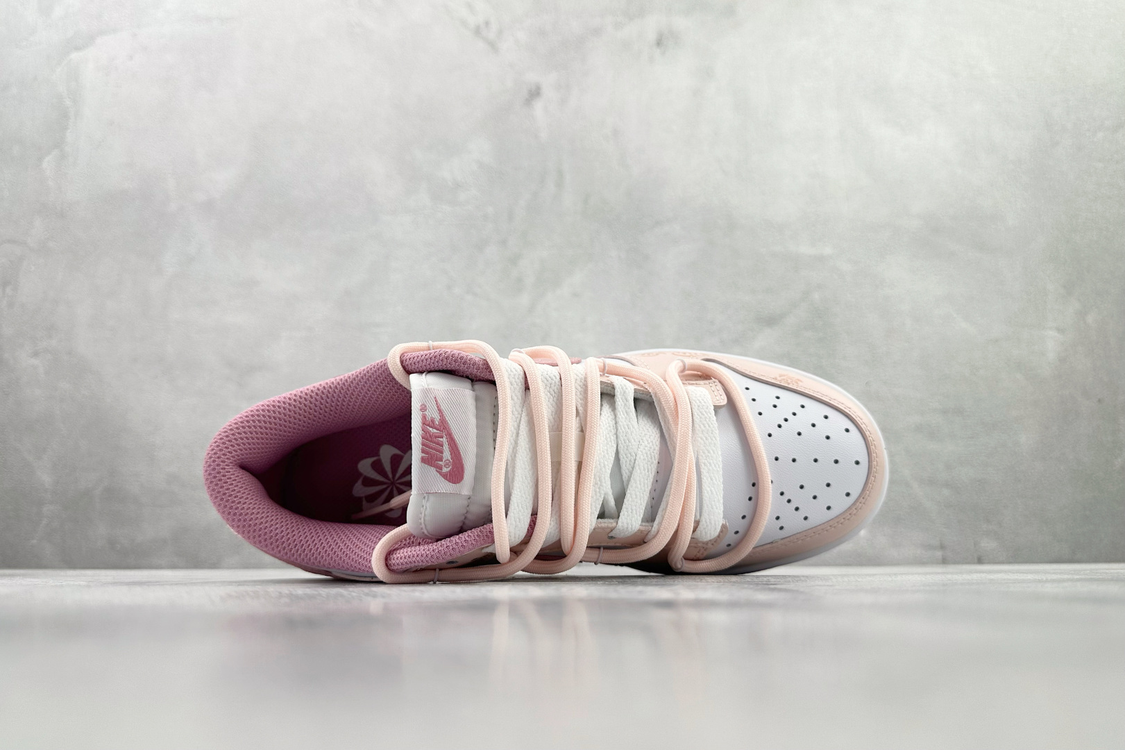 YC 【定制球鞋】Nike Dunk 蜜语玫瑰 粉白货号：DD1873 112尺码：35.5 36 36