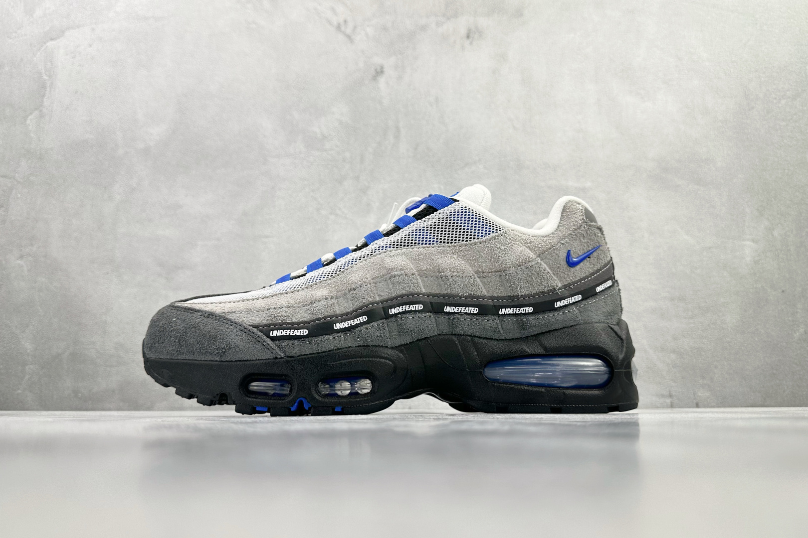 GX 顶级纯原 完美复刻 UNDEFEATED × Nike Air Max 95 SP 灰蓝货号：IB