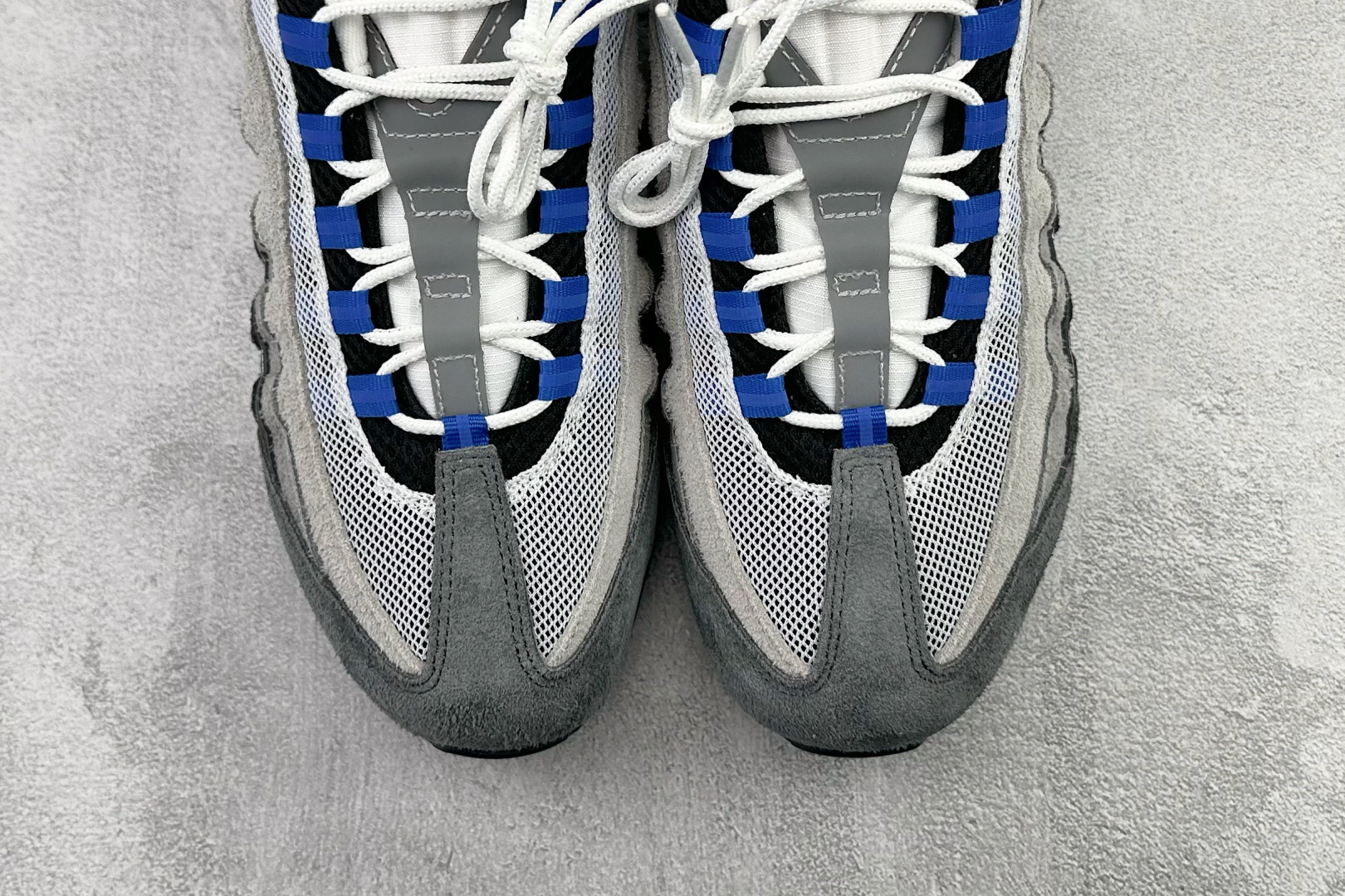 GX 顶级纯原 完美复刻 UNDEFEATED × Nike Air Max 95 SP 灰蓝货号：IB