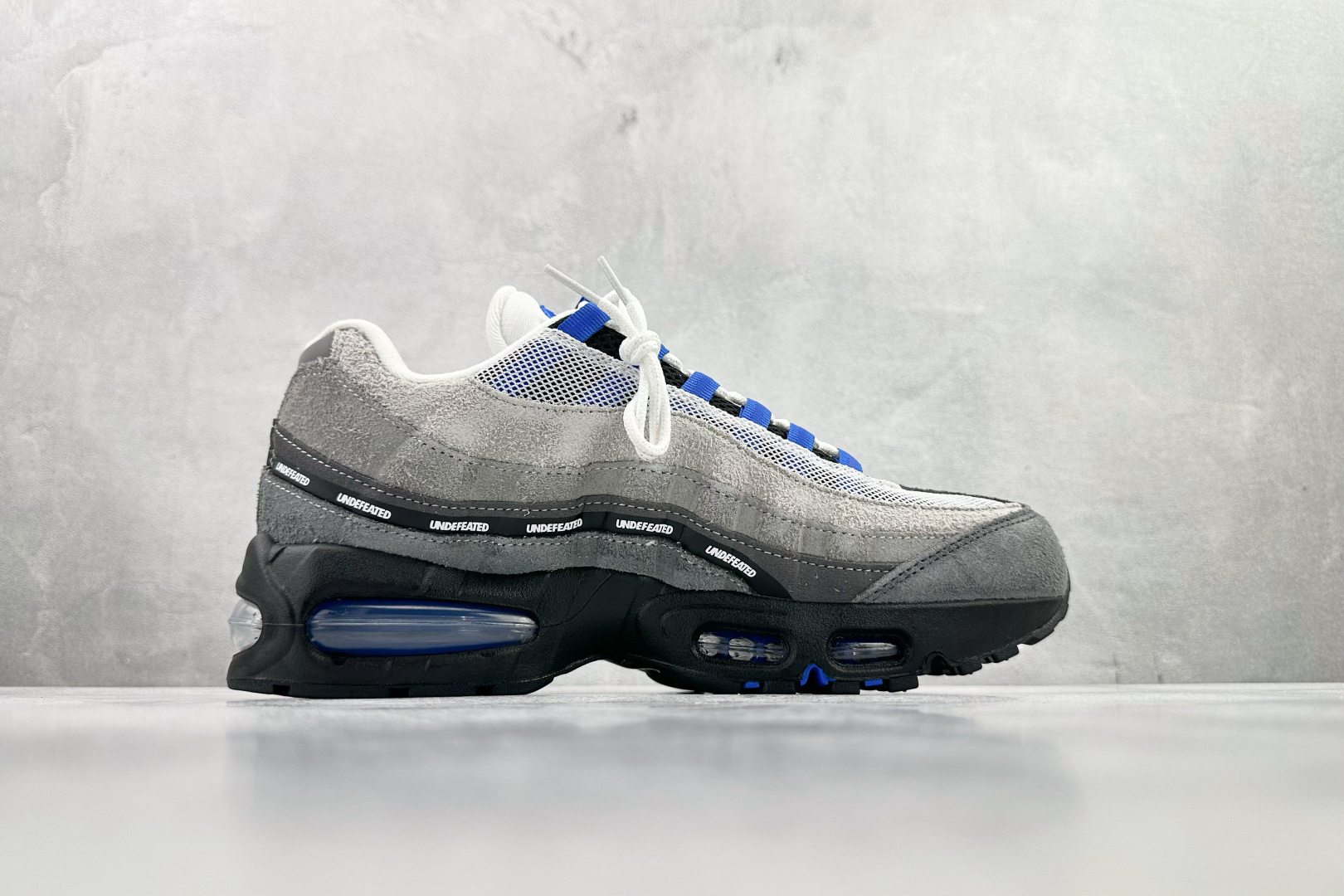 GX 顶级纯原 完美复刻 UNDEFEATED × Nike Air Max 95 SP 灰蓝货号：IB