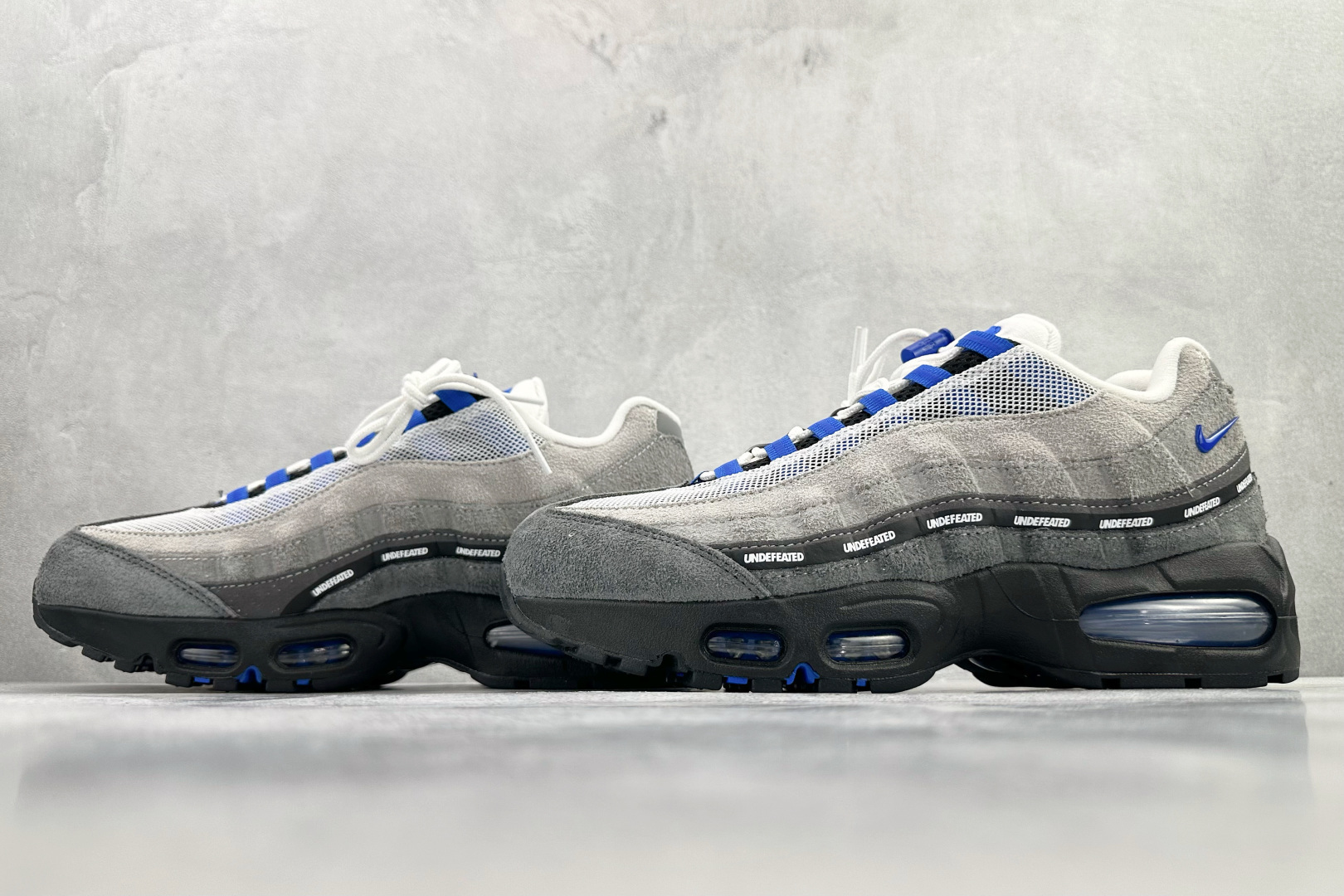 GX 顶级纯原 完美复刻 UNDEFEATED × Nike Air Max 95 SP 灰蓝货号：IB