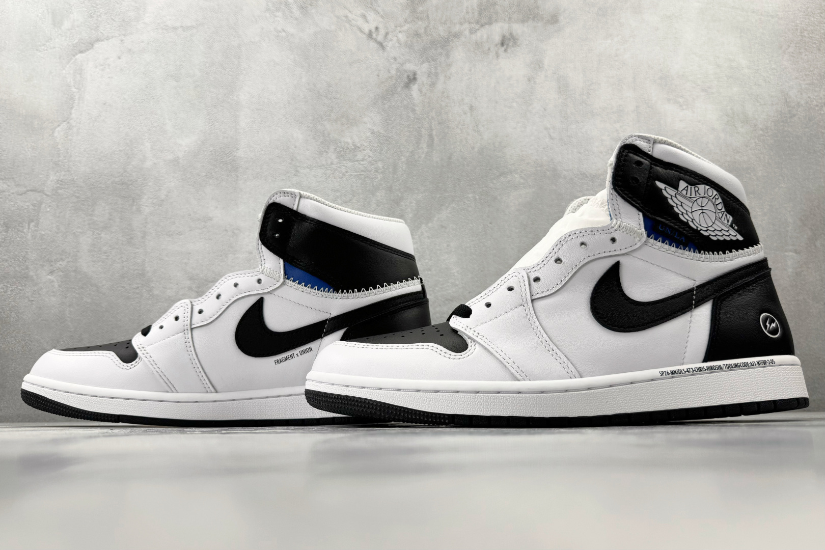 Union x Fragment Design × Jordan Air Jordan 1 Retro High SP 三方联名 黑白色 II7282-100