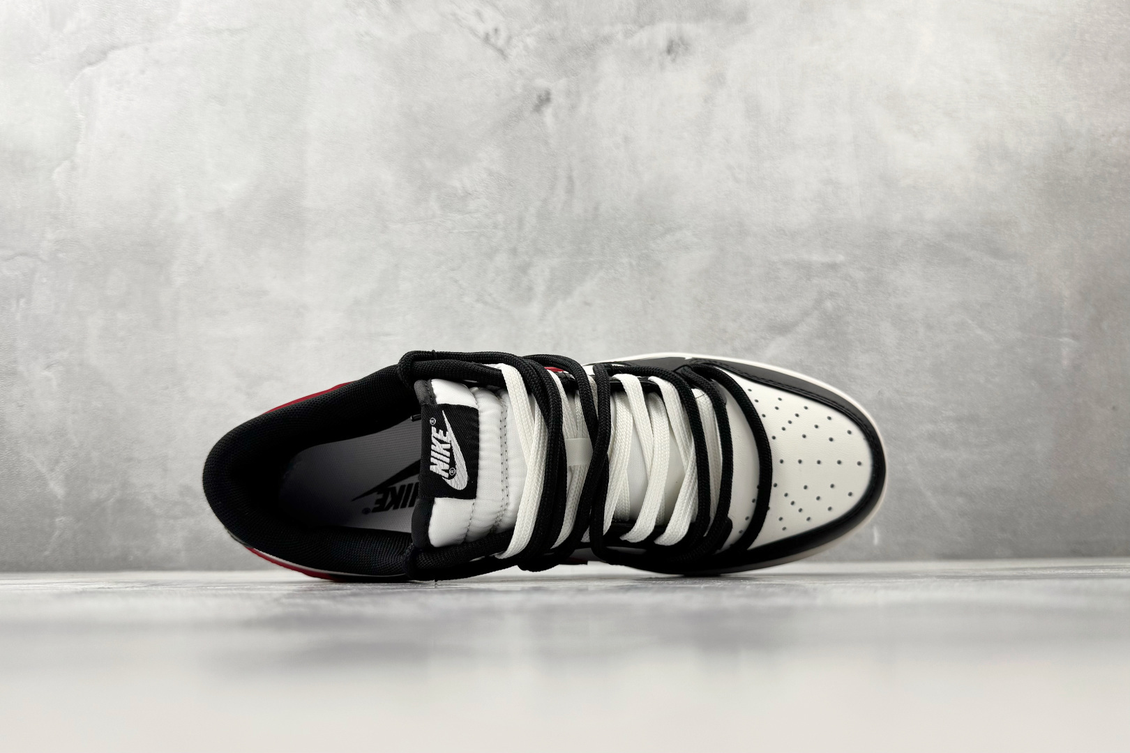 定制球鞋 Nike Dunk 绯红之月 黑白红 BR0620-121