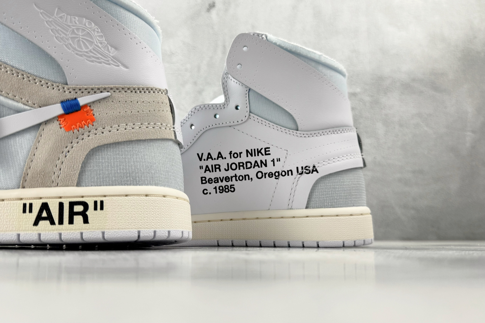 LJR OFF-WHITE × Jordan Air Jordan 1 High White the t