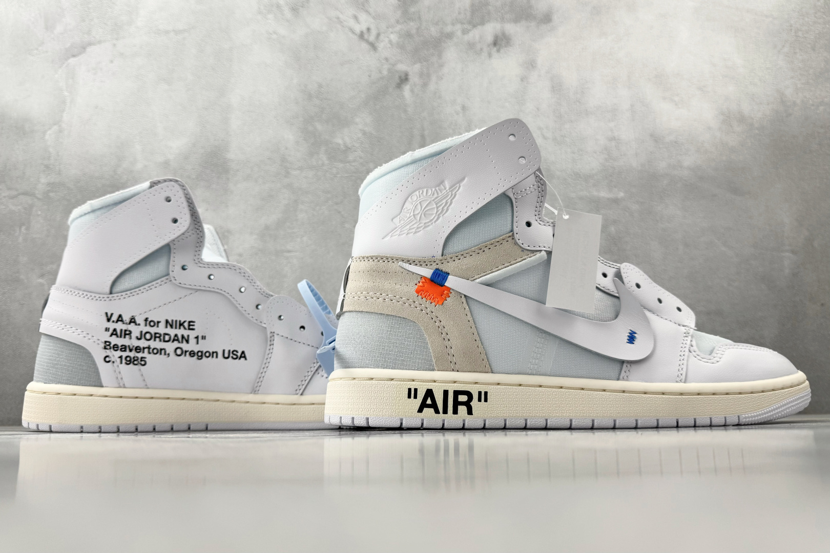 LJR OFF-WHITE × Jordan Air Jordan 1 High White the t