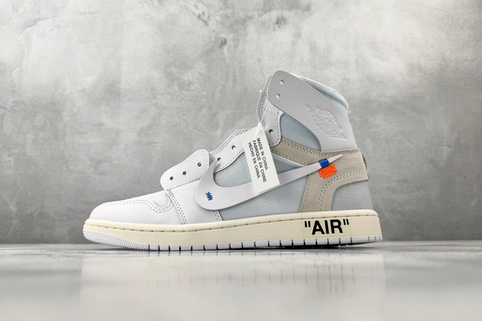 LJR OFF-WHITE × Jordan Air Jordan 1 High White the t