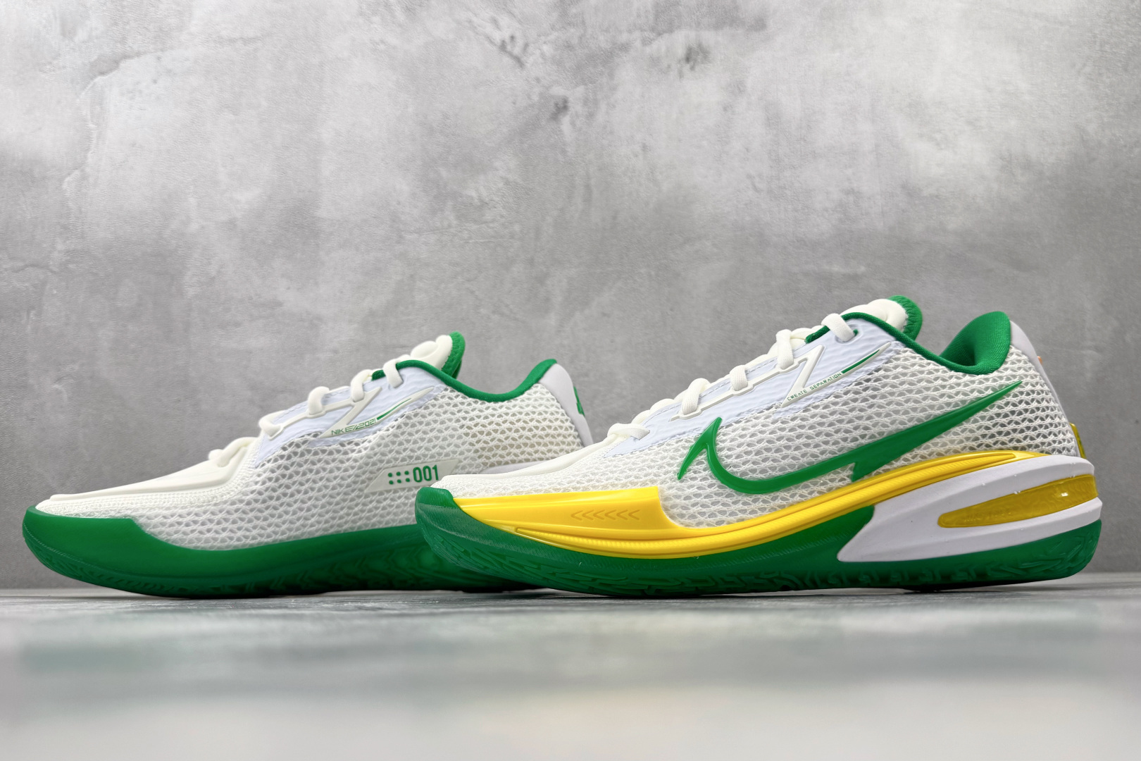 OX 【定制球鞋】 Nike Air Zoom G.T. Cut 1 811制造 鸭子机动队 白绿黄货号