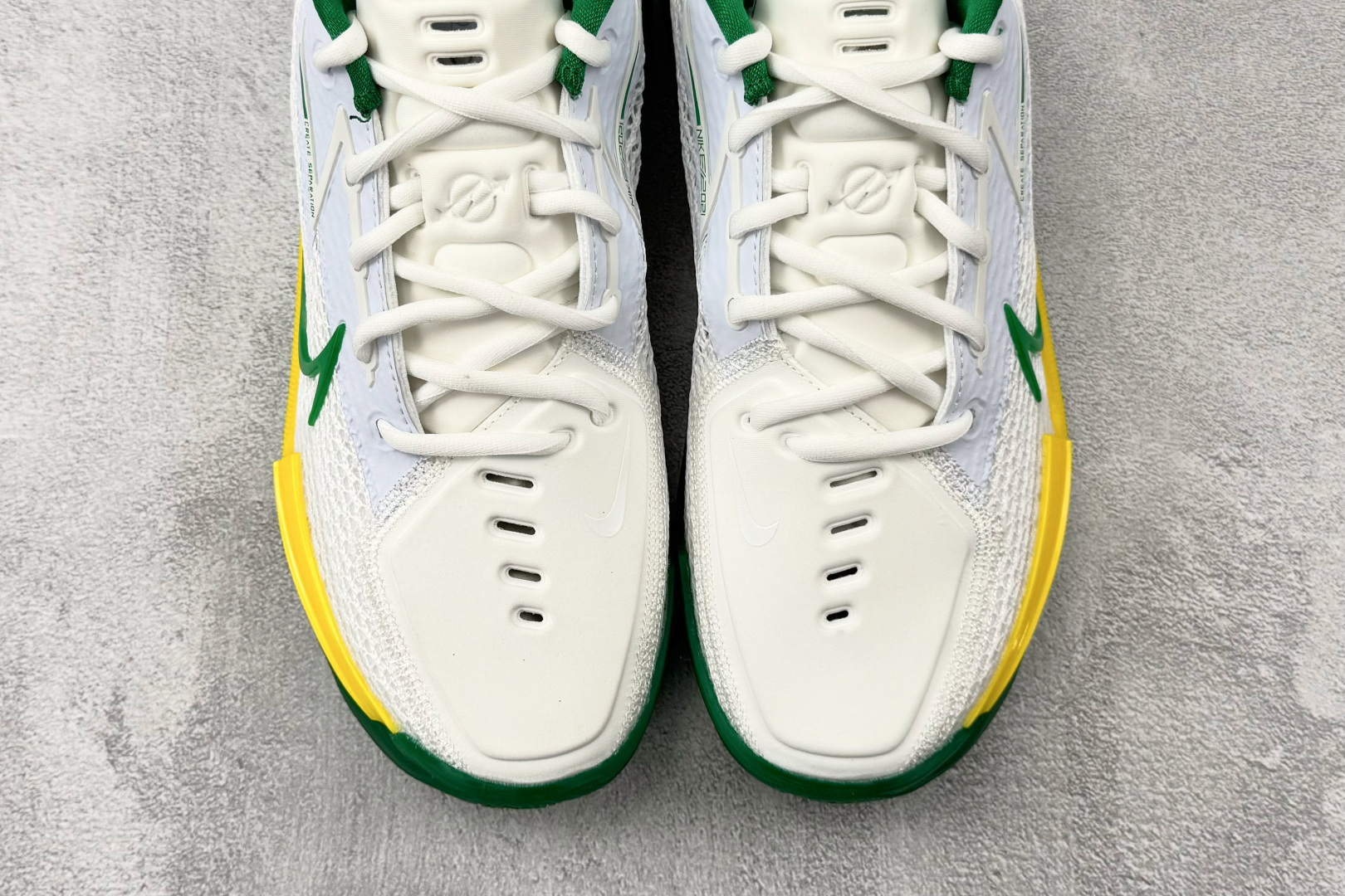 OX 【定制球鞋】 Nike Air Zoom G.T. Cut 1 811制造 鸭子机动队 白绿黄货号