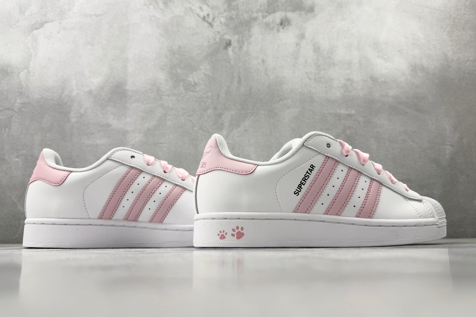 平台订单 定制球鞋 adidas originals SUPERSTAR 樱缎星迹 粉色 EG4958 平台订单 定制球鞋 adidas originals SUPERSTAR 樱缎星迹 粉色 EG4958