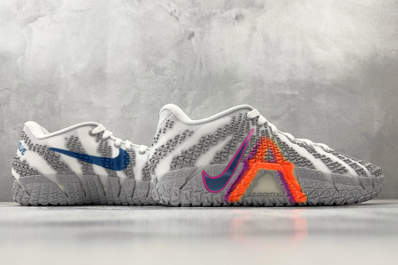 OX Nike Ja 3 莫兰特三代 灰白货号：HF2794-100尺码：36 36.5 37.5 38