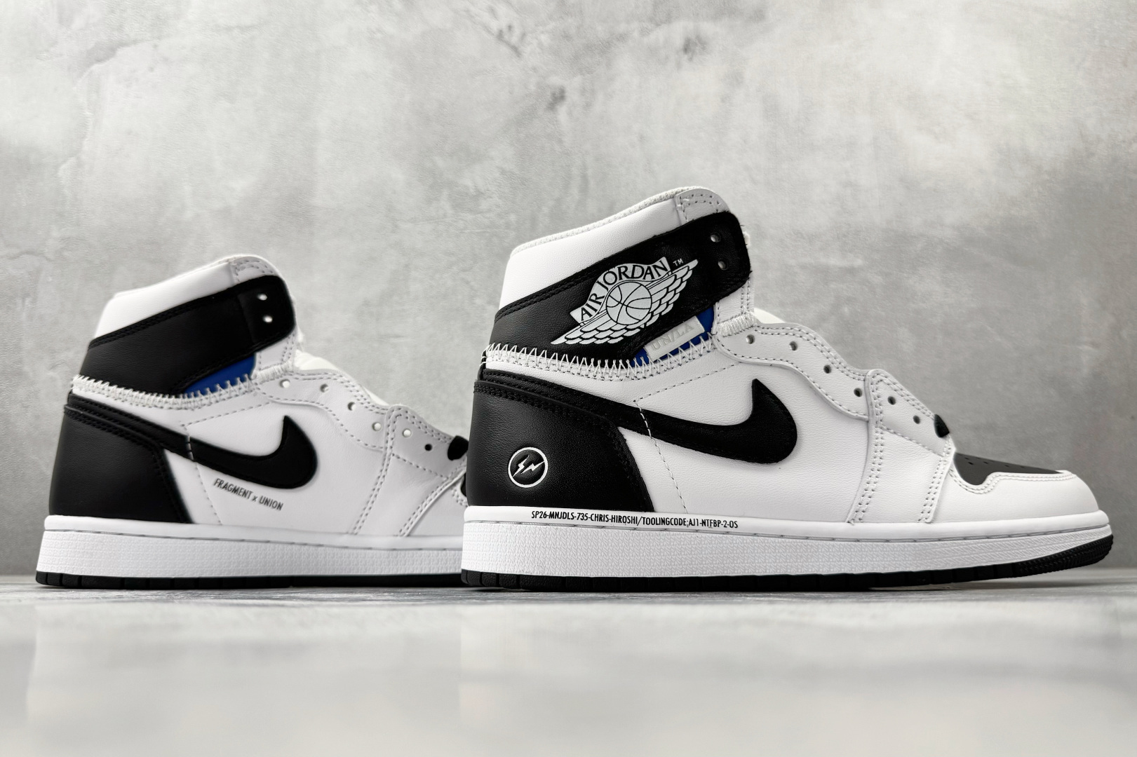 Union x Fragment Design × Jordan Air Jordan 1 Retro High SP 三方联名 黑白色 II7282-100 Union x Fragment Design × Jordan Air Jordan 1 Retro High SP 三方联名 黑白色 II7282-100
