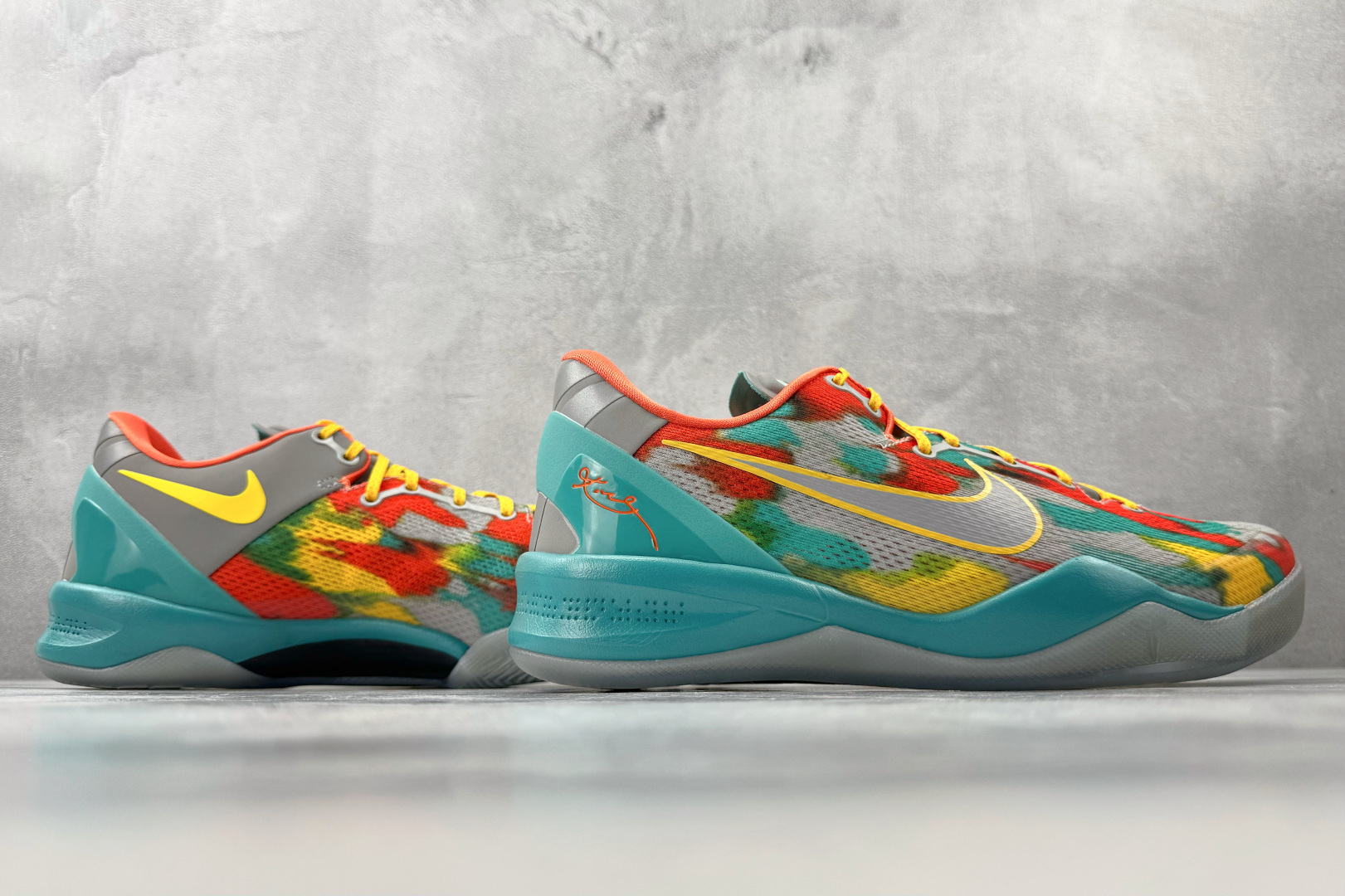 Best Nike Kobe 8 Protro Venice Beach 蓝红橙货号：FQ3548-00