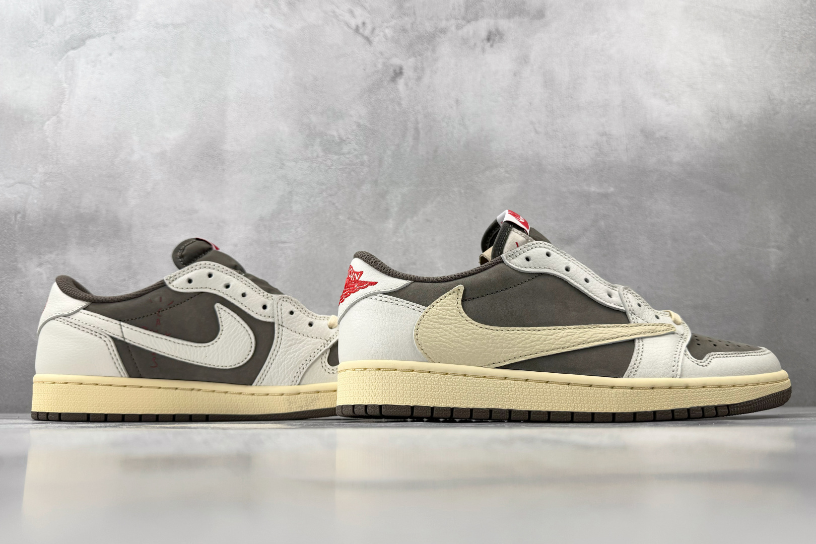 DG2.0 纯原品质   Jordan  × Travis Scott Air Jordan 1 白棕色