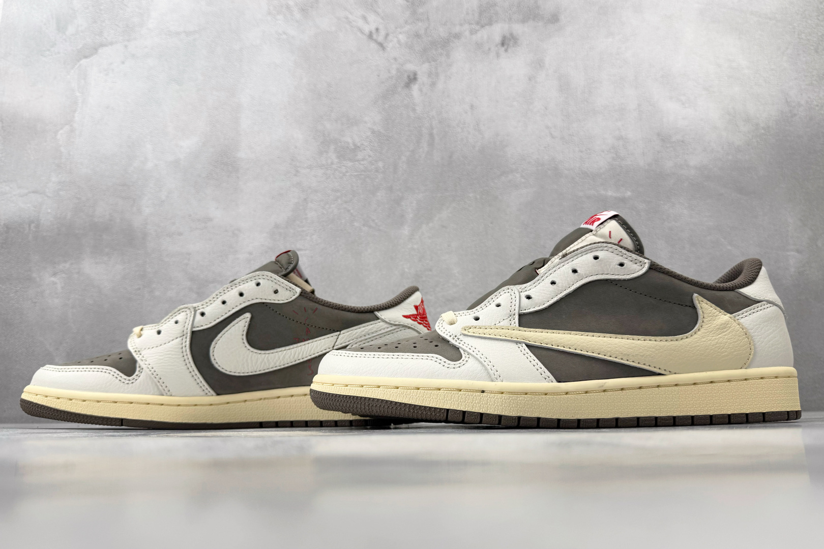 DG2.0 纯原品质   Jordan  × Travis Scott Air Jordan 1 白棕色