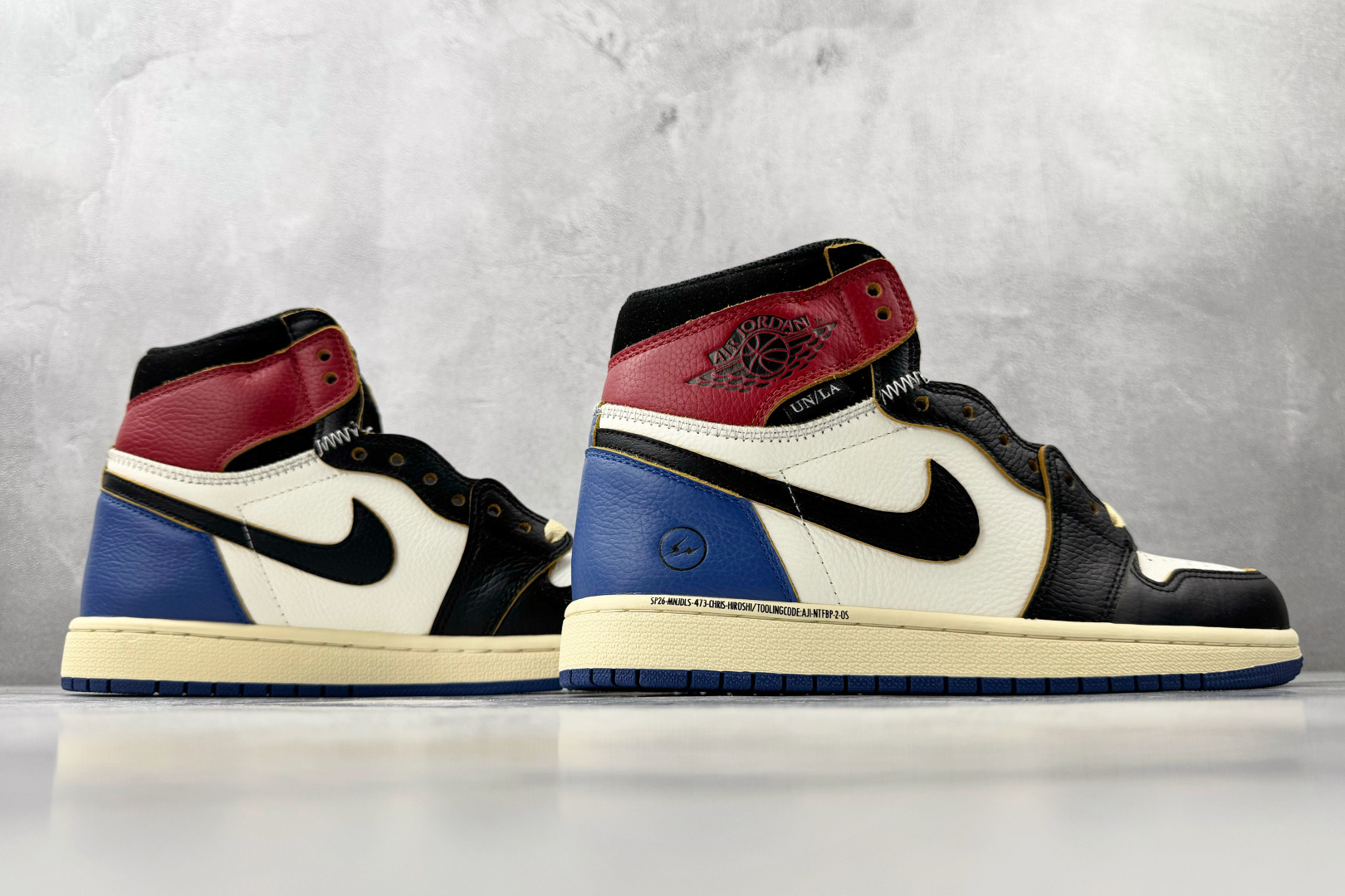河源 Jordan  × Union x Fragment Design Air Jordan 1 Hi