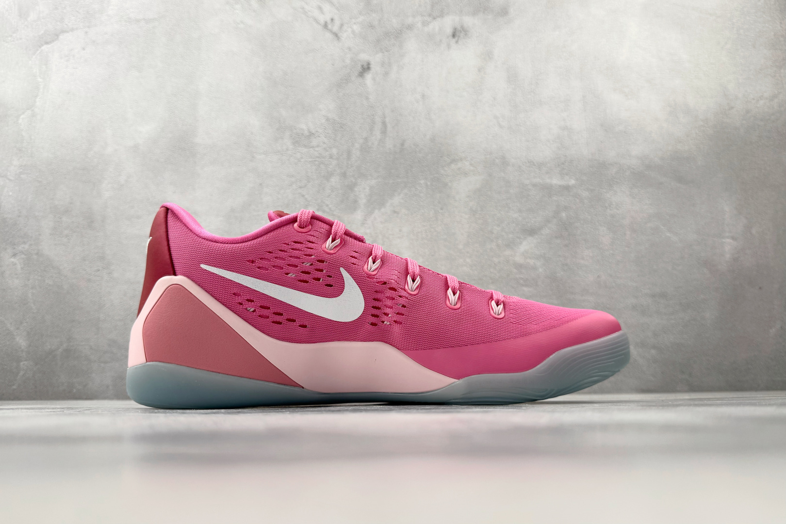 顶级纯原 完美复刻 Nike Kobe 9 Low EM Think Pink PE 粉色货号：HQ49