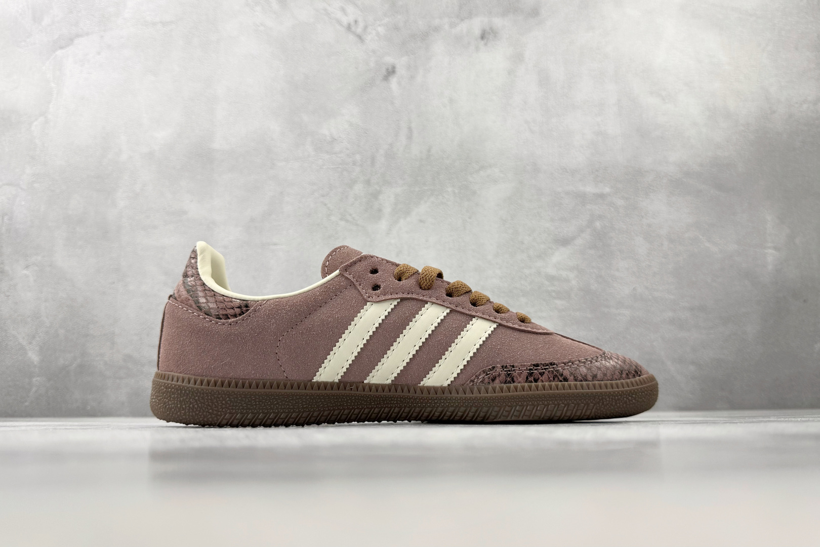 160 出口订单 adidas originals Samba 蛇纹棕 KI5329