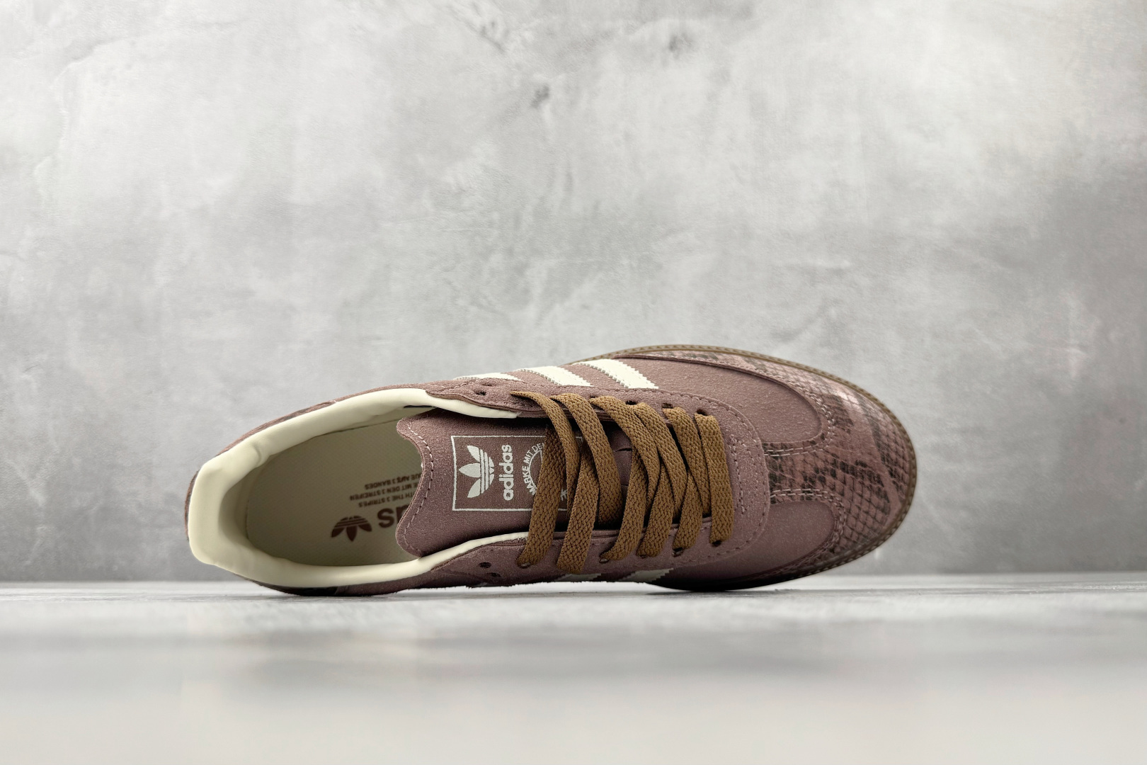 160 出口订单 adidas originals Samba 蛇纹棕 KI5329