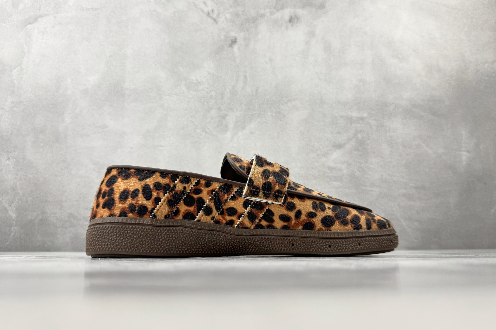 出口订单 adidas originals HANDBALL SPEZIAL Loafer 豹纹 KJ2526