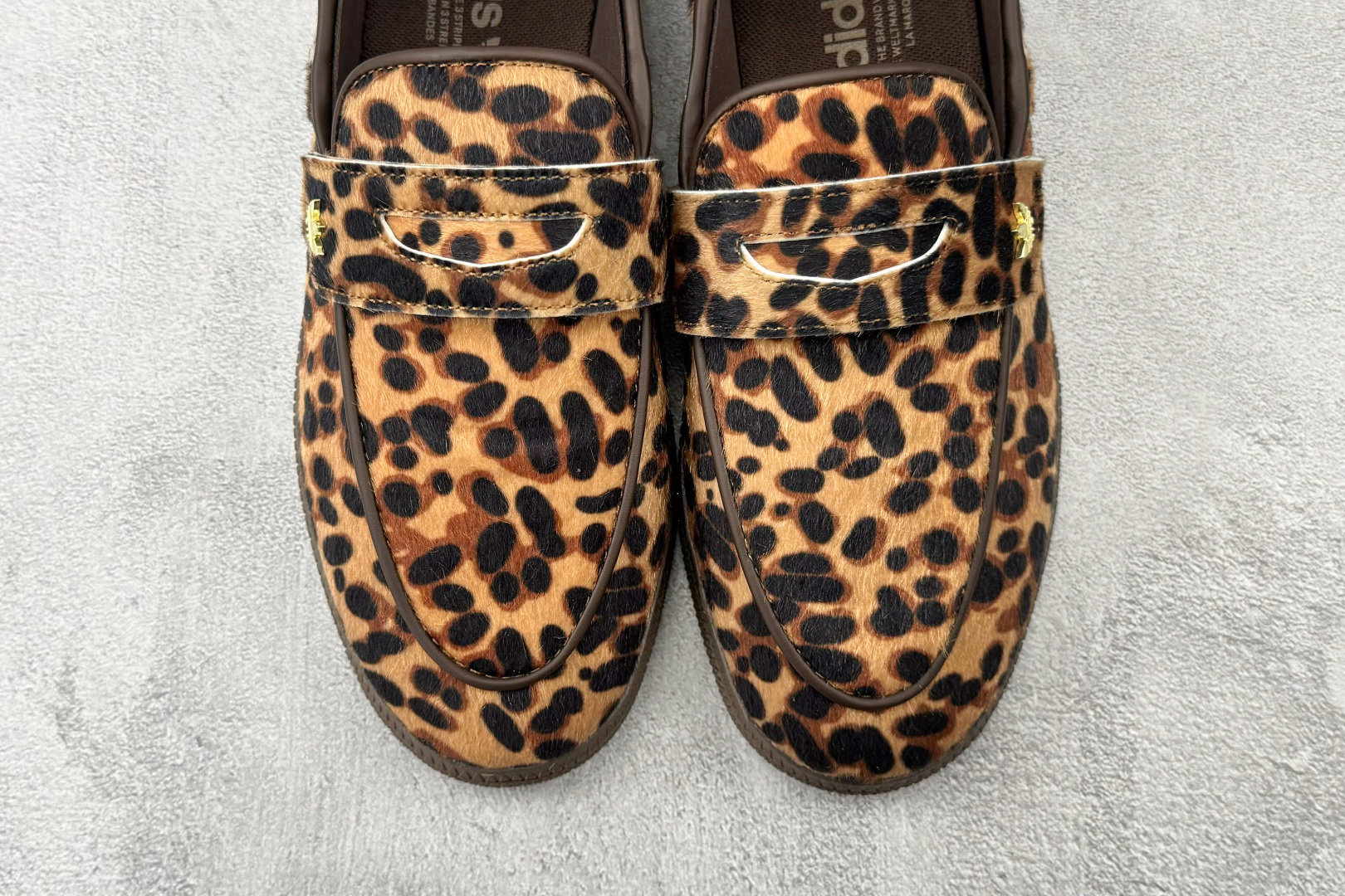 出口订单 adidas originals HANDBALL SPEZIAL Loafer 豹纹 KJ2526