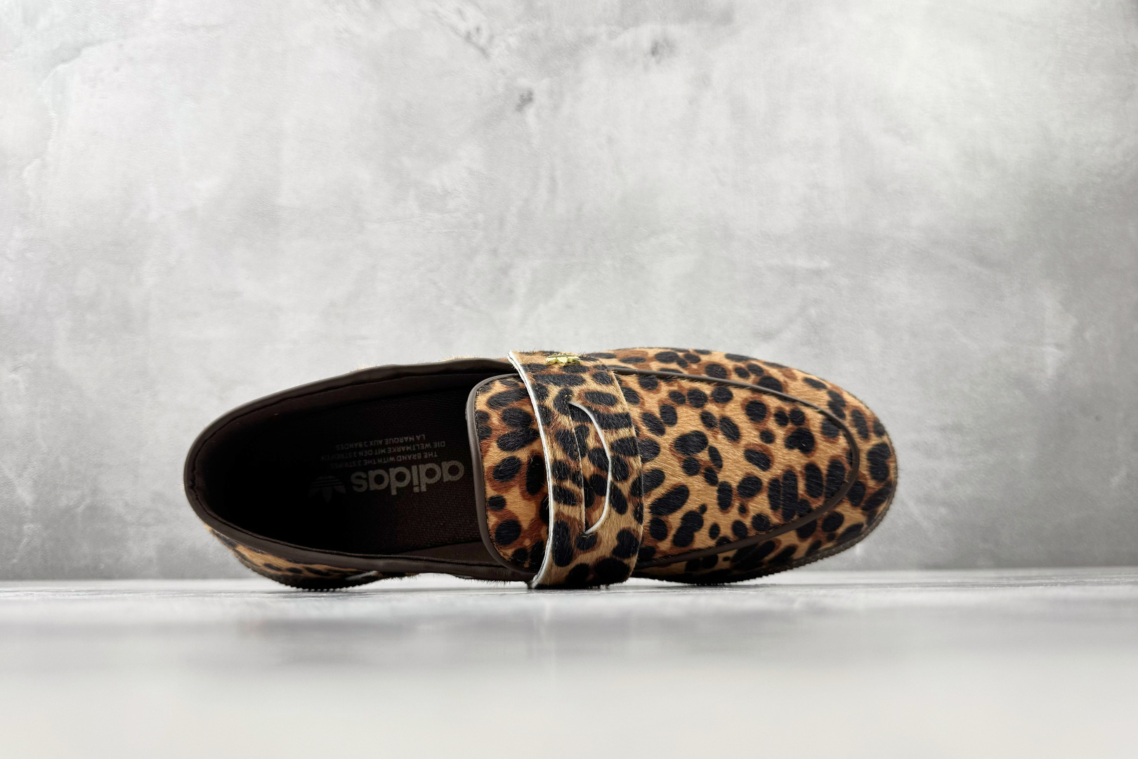 出口订单 adidas originals HANDBALL SPEZIAL Loafer 豹纹 KJ2526