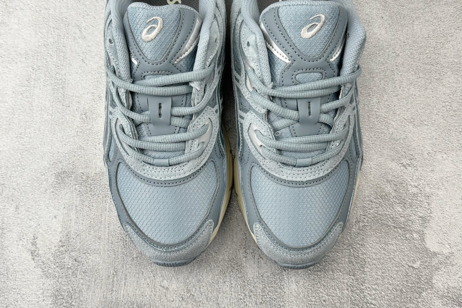 外贸订单 配色齐全 正确版本 完美还原 ASICS GEL-N灰蓝色 1203A739-400