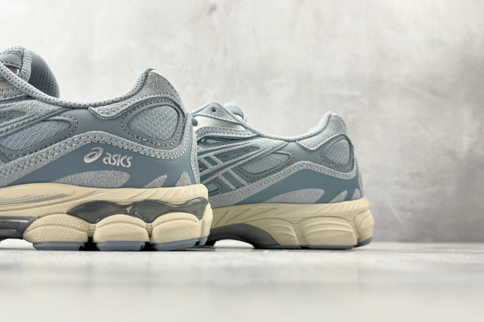 外贸订单 配色齐全 正确版本 完美还原 ASICS GEL-N灰蓝色 1203A739-400
