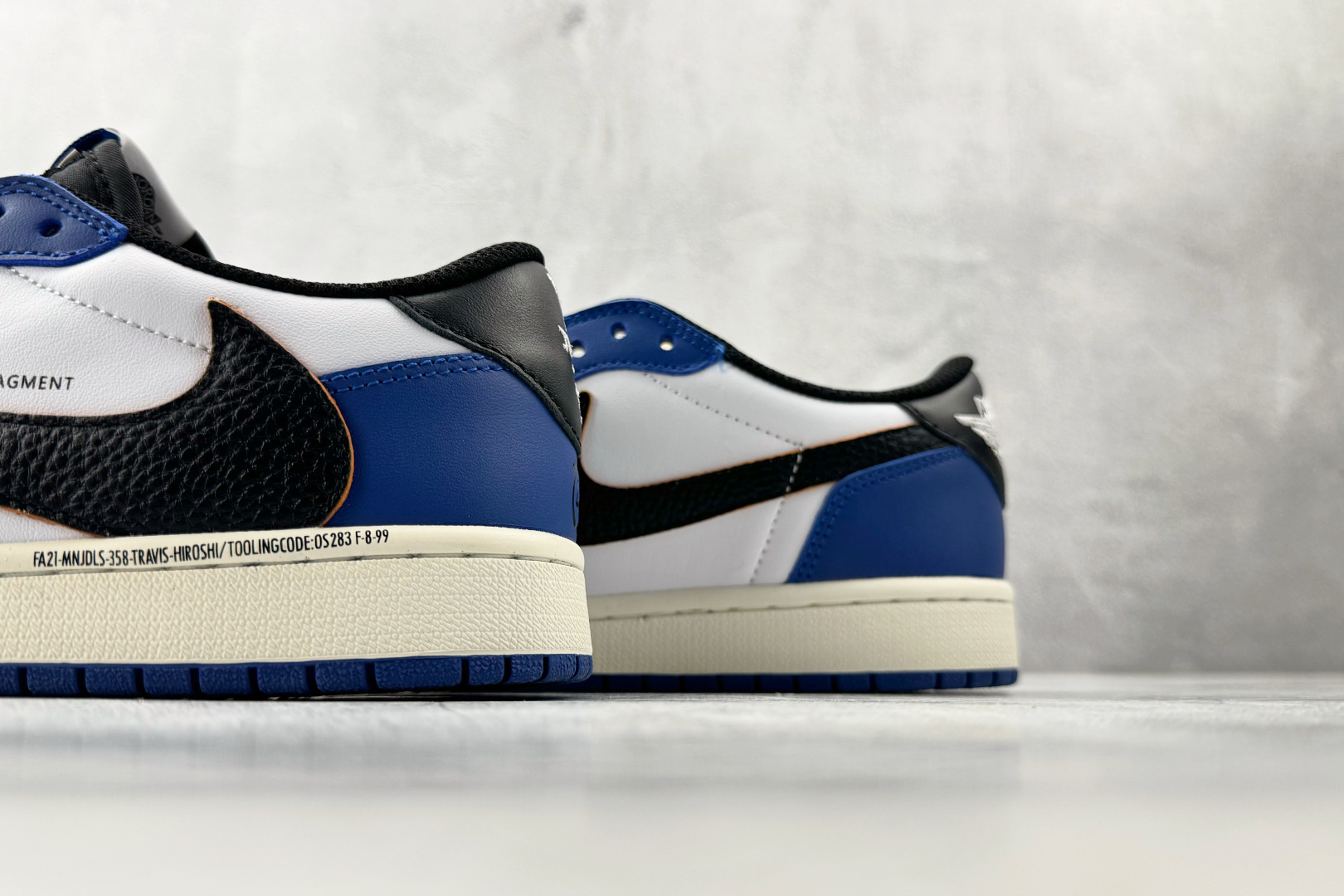 河源 Travis Scott x Jordan Air Jordan 1 白蓝货号：DM7866 11