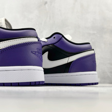 OT纯原 Jordan Air Jordan 1 Low 黑紫拼接货号:-501尺码:35.5 36 3 OT纯原 Jordan Air Jordan 1 Low 黑紫拼接货号:-501尺码:35.5 36 3