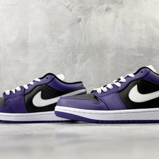 OT纯原 Jordan Air Jordan 1 Low 黑紫拼接货号:-501尺码:35.5 36 3 OT纯原 Jordan Air Jordan 1 Low 黑紫拼接货号:-501尺码:35.5 36 3