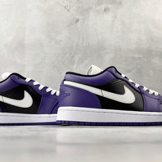 OT纯原 Jordan Air Jordan 1 Low 黑紫拼接货号:-501尺码:35.5 36 3 OT纯原 Jordan Air Jordan 1 Low 黑紫拼接货号:-501尺码:35.5 36 3
