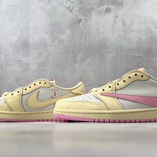 REP Jordan × Travis Scott Air Jordan 1 Low OG 粉倒钩 S REP Jordan × Travis Scott Air Jordan 1 Low OG 粉倒钩 S