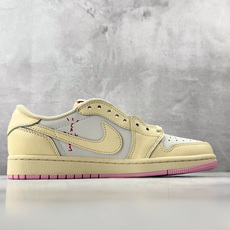 REP Jordan × Travis Scott Air Jordan 1 Low OG 粉倒钩 S REP Jordan × Travis Scott Air Jordan 1 Low OG 粉倒钩 S