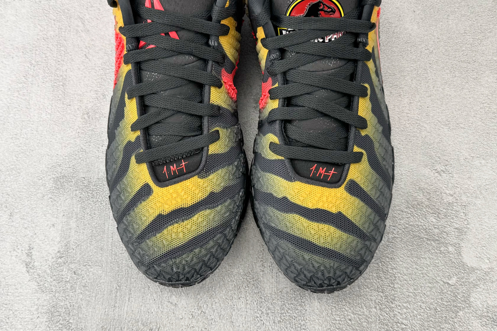 OX Nike × Jurassic Park Ja 3 莫兰特三代 Raptor EP黑黄红 货号:IU7239- OX Nike × Jurassic Park Ja 3 莫兰特三代 Raptor EP黑黄红 货号:IU7239-