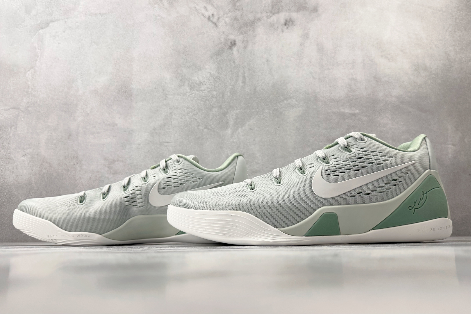 GX 顶级纯原 完美复刻  Nike Kobe 9 EM Protro 浅灰绿货号：IH1401-003