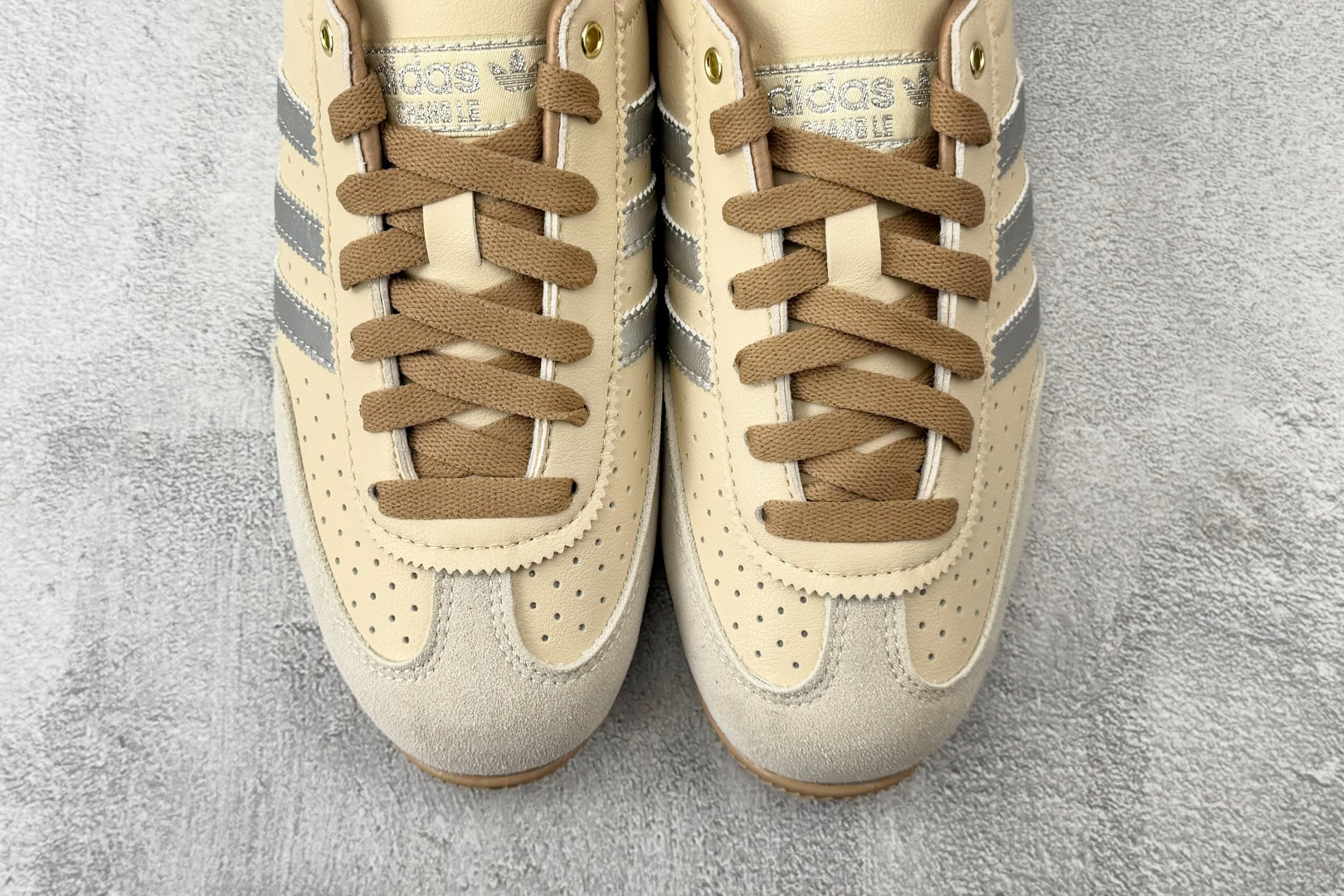 N 版  东南亚订单  adidas originals JAPAN 银黄 货号：KJ3962 尺码：36 36.5 3