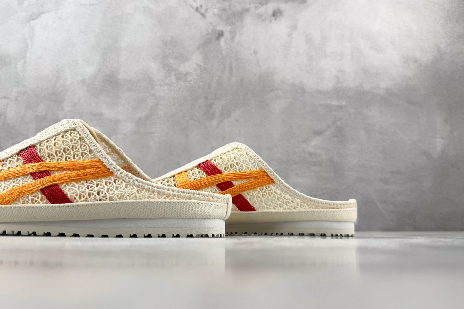 SC 渠道特供 Onitsuka Tiger 鬼塚虎 MEXICO 66 Sabot 橙红货号：1183