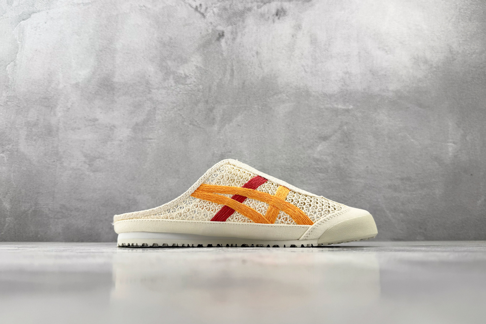 SC 渠道特供 Onitsuka Tiger 鬼塚虎 MEXICO 66 Sabot 橙红货号：1183