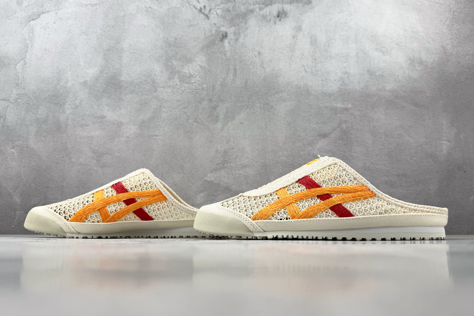 SC 渠道特供 Onitsuka Tiger 鬼塚虎 MEXICO 66 Sabot 橙红货号：1183