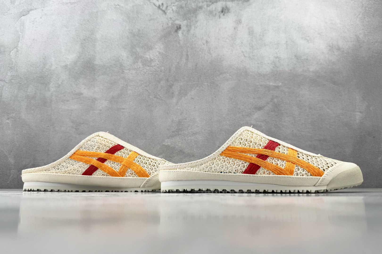 SC 渠道特供 Onitsuka Tiger 鬼塚虎 MEXICO 66 Sabot 橙红货号：1183